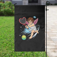 Funny Cupid Tennis Player Garden Flag Valentines Day Gift - Wonder Print Shop