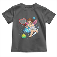 Funny Cupid Tennis Player Toddler T Shirt Valentines Day Gift - Wonder Print Shop