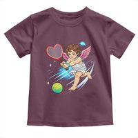 Funny Cupid Tennis Player Toddler T Shirt Valentines Day Gift - Wonder Print Shop