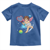 Funny Cupid Tennis Player Toddler T Shirt Valentines Day Gift - Wonder Print Shop