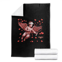 Cute Cupid Tennis Angel Throw Blanket Valentines Day Gift - Wonder Print Shop