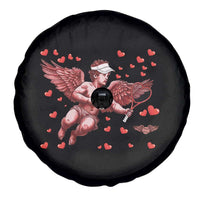 Cute Cupid Tennis Angel Spare Tire Cover Valentines Day Gift - Wonder Print Shop