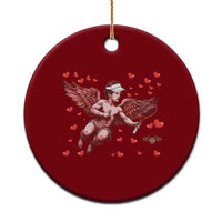 Cute Cupid Tennis Angel Ceramic Ornament Valentines Day Gift - Wonder Print Shop