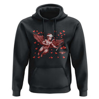Cute Cupid Tennis Angel Hoodie Valentines Day Gift - Wonder Print Shop