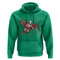 Cute Cupid Tennis Angel Hoodie Valentines Day Gift - Wonder Print Shop