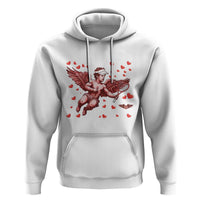Cute Cupid Tennis Angel Hoodie Valentines Day Gift - Wonder Print Shop