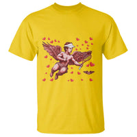 Cute Cupid Tennis Angel T Shirt Valentines Day Gift - Wonder Print Shop