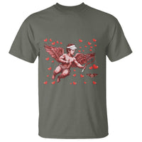 Cute Cupid Tennis Angel T Shirt Valentines Day Gift - Wonder Print Shop