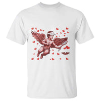 Cute Cupid Tennis Angel T Shirt Valentines Day Gift - Wonder Print Shop