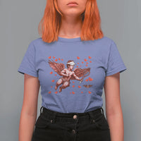 Cute Cupid Tennis Angel T Shirt For Women Valentines Day Gift - Wonder Print Shop