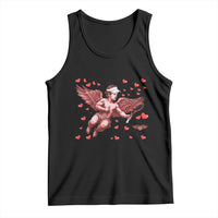Cute Cupid Tennis Angel Tank Top Valentines Day Gift - Wonder Print Shop