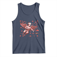 Cute Cupid Tennis Angel Tank Top Valentines Day Gift - Wonder Print Shop