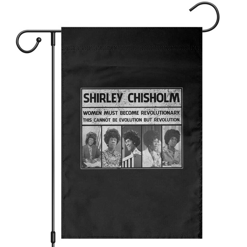 Shirley Chisholm Quote Garden Flag Women Must Become Revolutionary