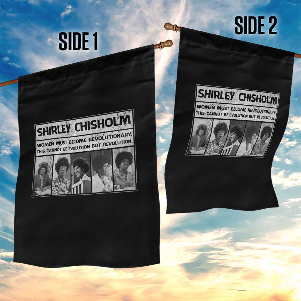 Shirley Chisholm Quote Garden Flag Women Must Become Revolutionary