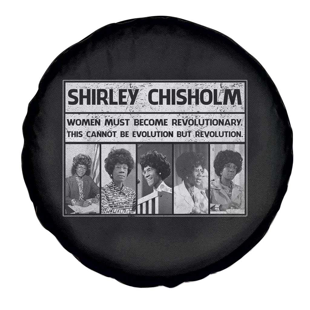 Shirley Chisholm Quote Spare Tire Cover Women Must Become Revolutionary