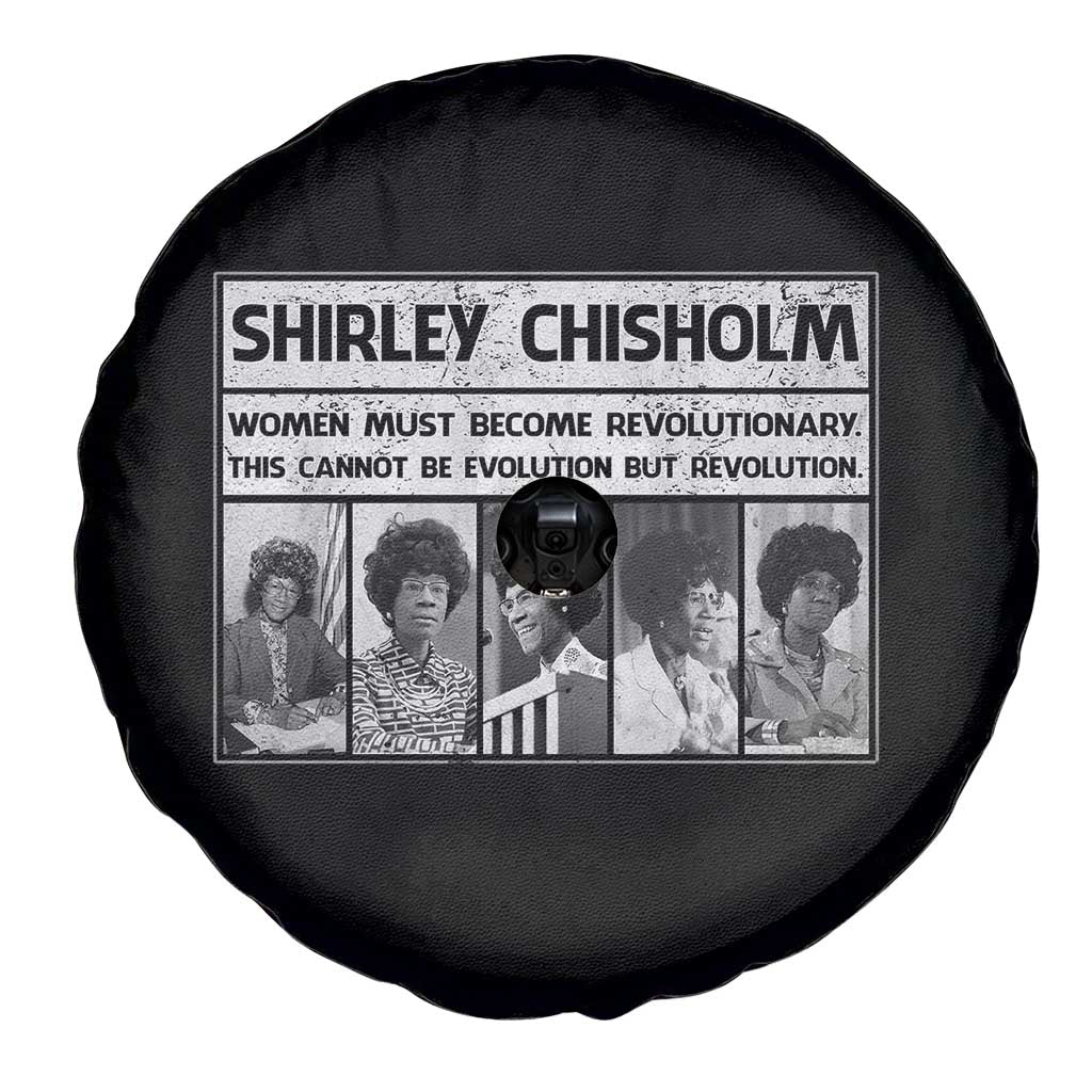 Shirley Chisholm Quote Spare Tire Cover Women Must Become Revolutionary