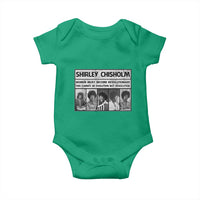 Shirley Chisholm Quote Baby Onesie Women Must Become Revolutionary