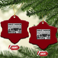 Shirley Chisholm Quote Ceramic Ornament Women Must Become Revolutionary