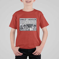 Shirley Chisholm Quote T Shirt For Kid Women Must Become Revolutionary