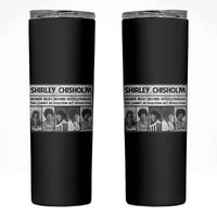 Shirley Chisholm Quote Skinny Tumbler Women Must Become Revolutionary