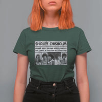 Shirley Chisholm Quote T Shirt For Women Women Must Become Revolutionary