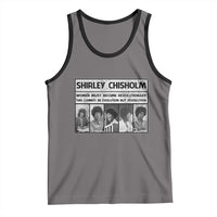 Shirley Chisholm Quote Tank Top Women Must Become Revolutionary