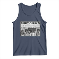 Shirley Chisholm Quote Tank Top Women Must Become Revolutionary