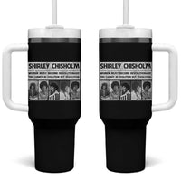 Shirley Chisholm Quote Tumbler With Handle Women Must Become Revolutionary