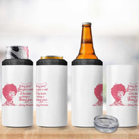 Shirley Chisholm 4 in 1 Can Cooler Tumbler Bring A Folding Chair Quote