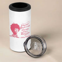 Shirley Chisholm 4 in 1 Can Cooler Tumbler Bring A Folding Chair Quote