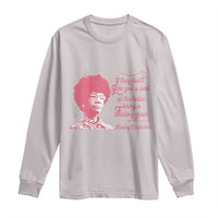 Shirley Chisholm Long Sleeve Shirt Bring A Folding Chair Quote