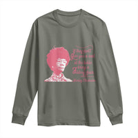 Shirley Chisholm Long Sleeve Shirt Bring A Folding Chair Quote