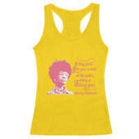 Shirley Chisholm Racerback Tank Top Bring A Folding Chair Quote