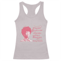 Shirley Chisholm Racerback Tank Top Bring A Folding Chair Quote
