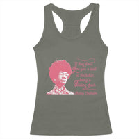 Shirley Chisholm Racerback Tank Top Bring A Folding Chair Quote