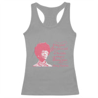 Shirley Chisholm Racerback Tank Top Bring A Folding Chair Quote