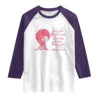 Shirley Chisholm Raglan Shirt Bring A Folding Chair Quote