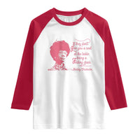 Shirley Chisholm Raglan Shirt Bring A Folding Chair Quote