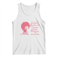Shirley Chisholm Tank Top Bring A Folding Chair Quote