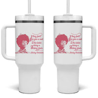 Shirley Chisholm Tumbler With Handle Bring A Folding Chair Quote