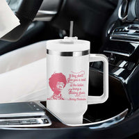Shirley Chisholm Tumbler With Handle Bring A Folding Chair Quote