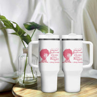 Shirley Chisholm Tumbler With Handle Bring A Folding Chair Quote