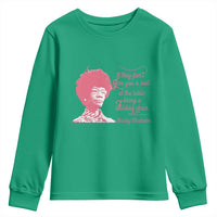 Shirley Chisholm Youth Sweatshirt Bring A Folding Chair Quote