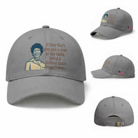 Shirley Chisholm Seat At The Table Quote Baseball Cap Female Empowerment History Gift