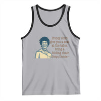 Shirley Chisholm Seat At The Table Quote Tank Top Female Empowerment History Gift
