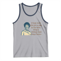Shirley Chisholm Seat At The Table Quote Tank Top Female Empowerment History Gift