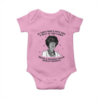 Shirley Chisholm Seat At The Table Quote Baby Onesie Black History Month Gift