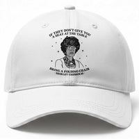 Shirley Chisholm Seat At The Table Quote Baseball Cap Black History Month Gift
