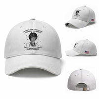 Shirley Chisholm Seat At The Table Quote Baseball Cap Black History Month Gift