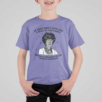 Shirley Chisholm Seat At The Table Quote T Shirt For Kid Black History Month Gift